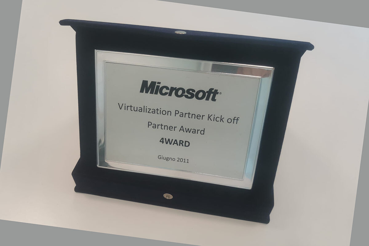 Microsoft Virtualization Partner Kick Off Award 2011